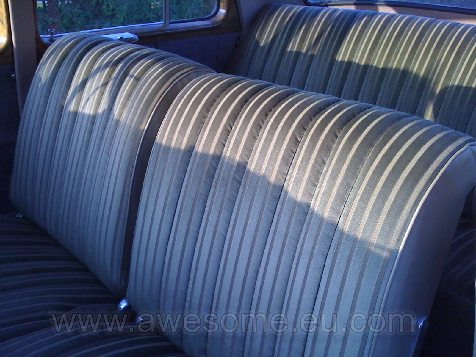 Re-upholstered 1955 Mercedes Benz