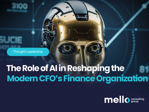 Adapting to the Future: The Role of AI in Reshaping the Modern CFO's Finance Organization