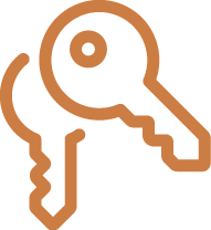 Two keys icon