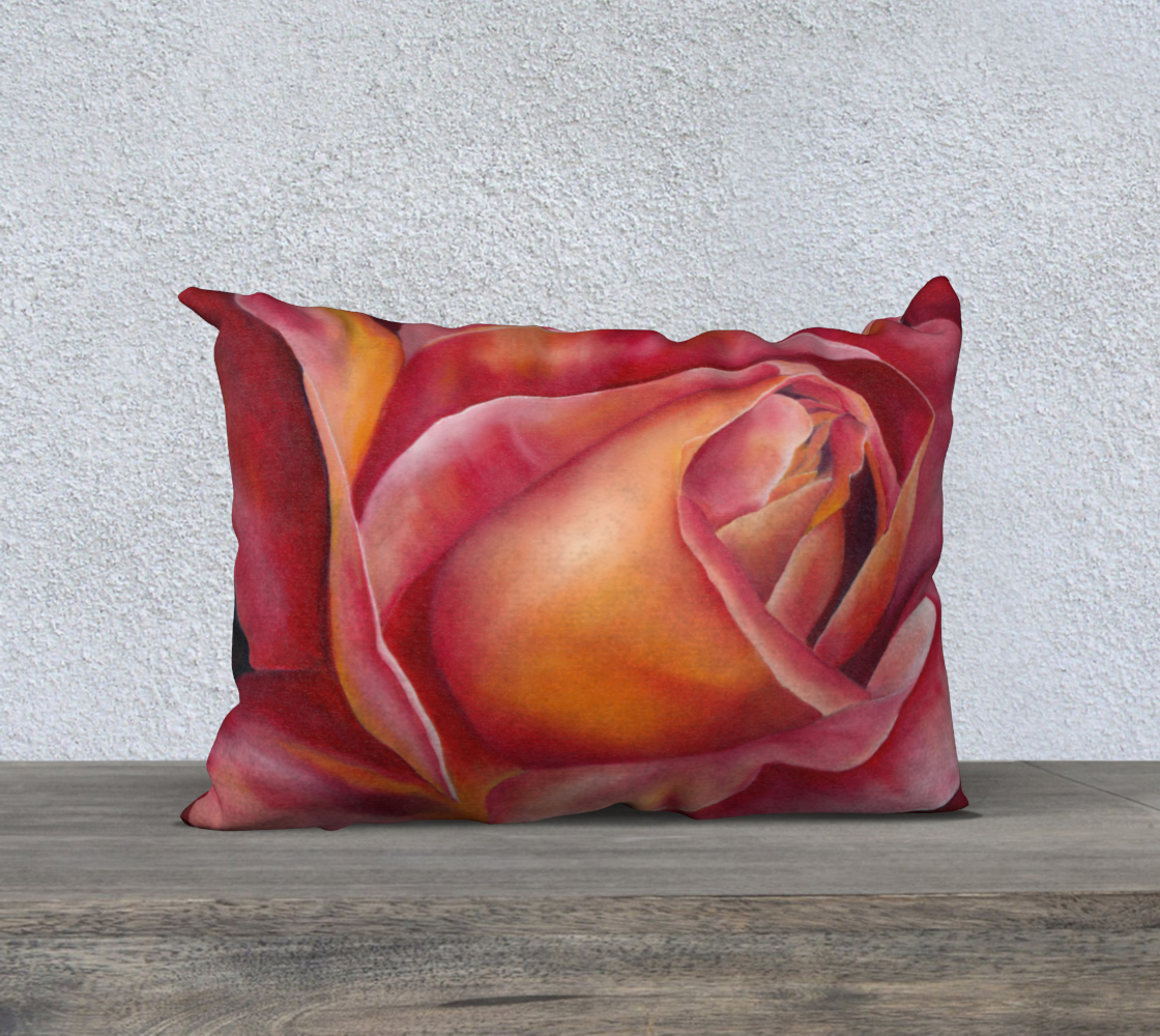 Rose Accent Pillowcase