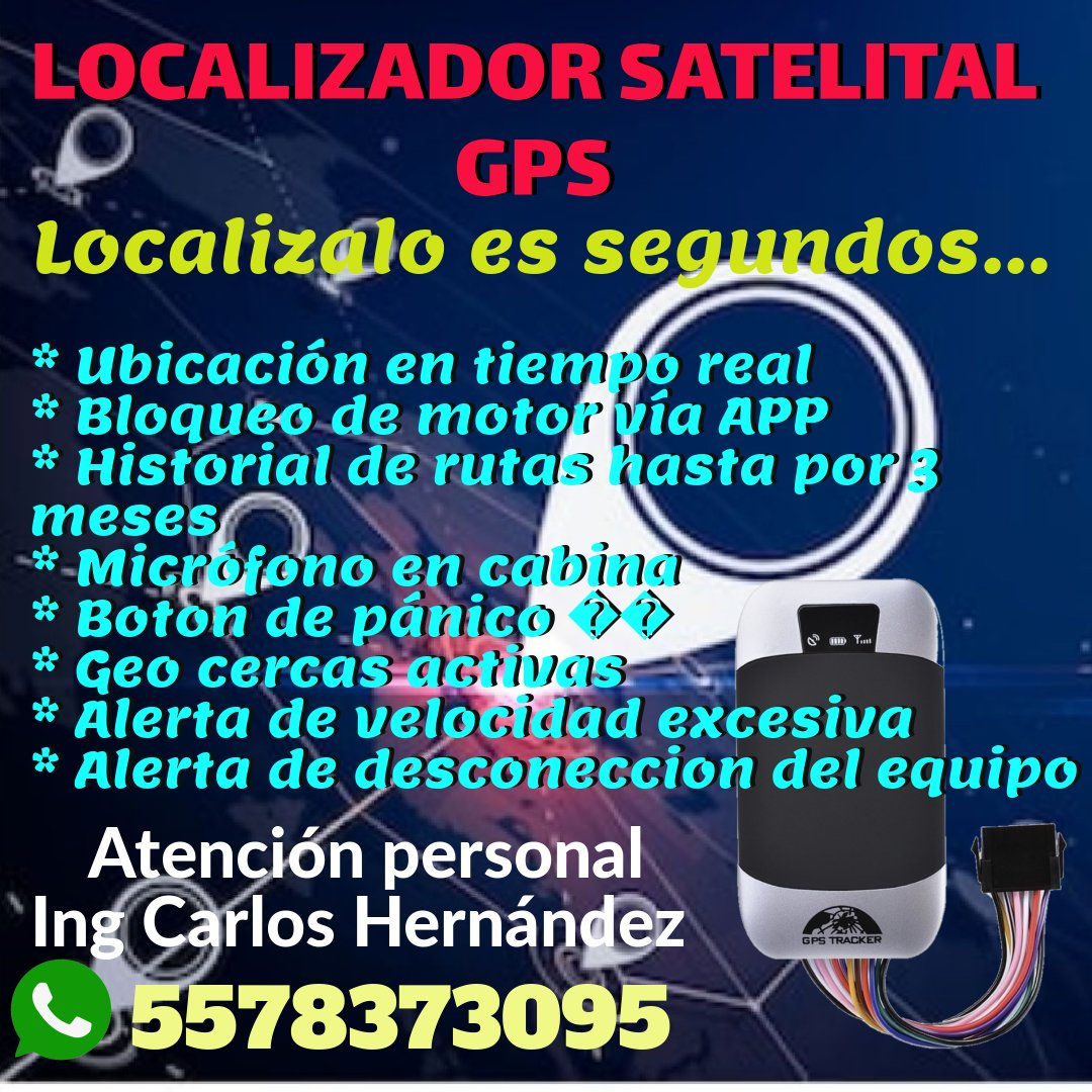 Localizador satelital GPS TRACKER modelo 303F 
