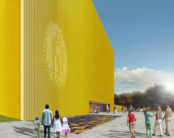 Exterior view at plaza