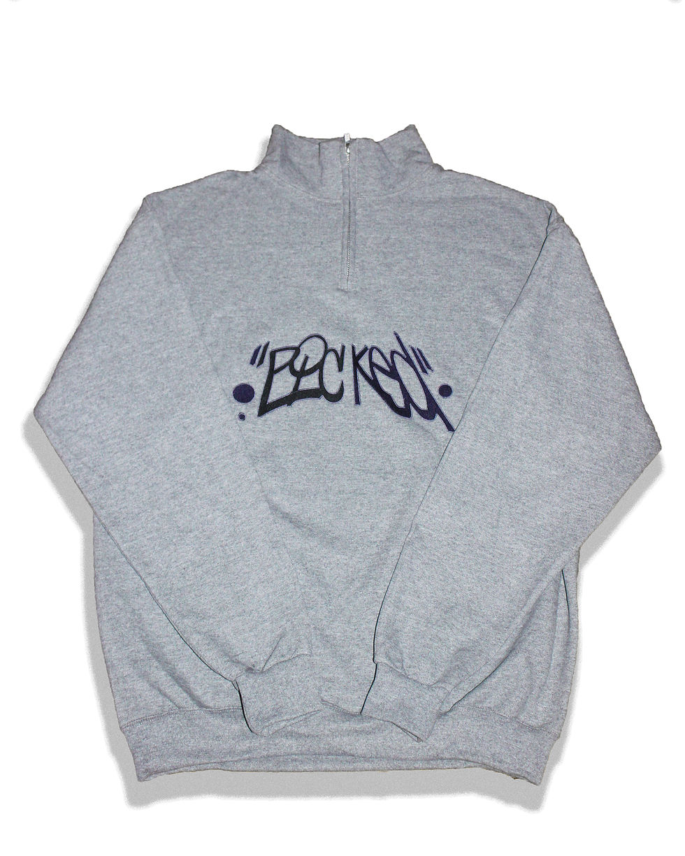 Miniatura: Zoom "Picked" Embroidered Quarter-zip Sweatshirt
