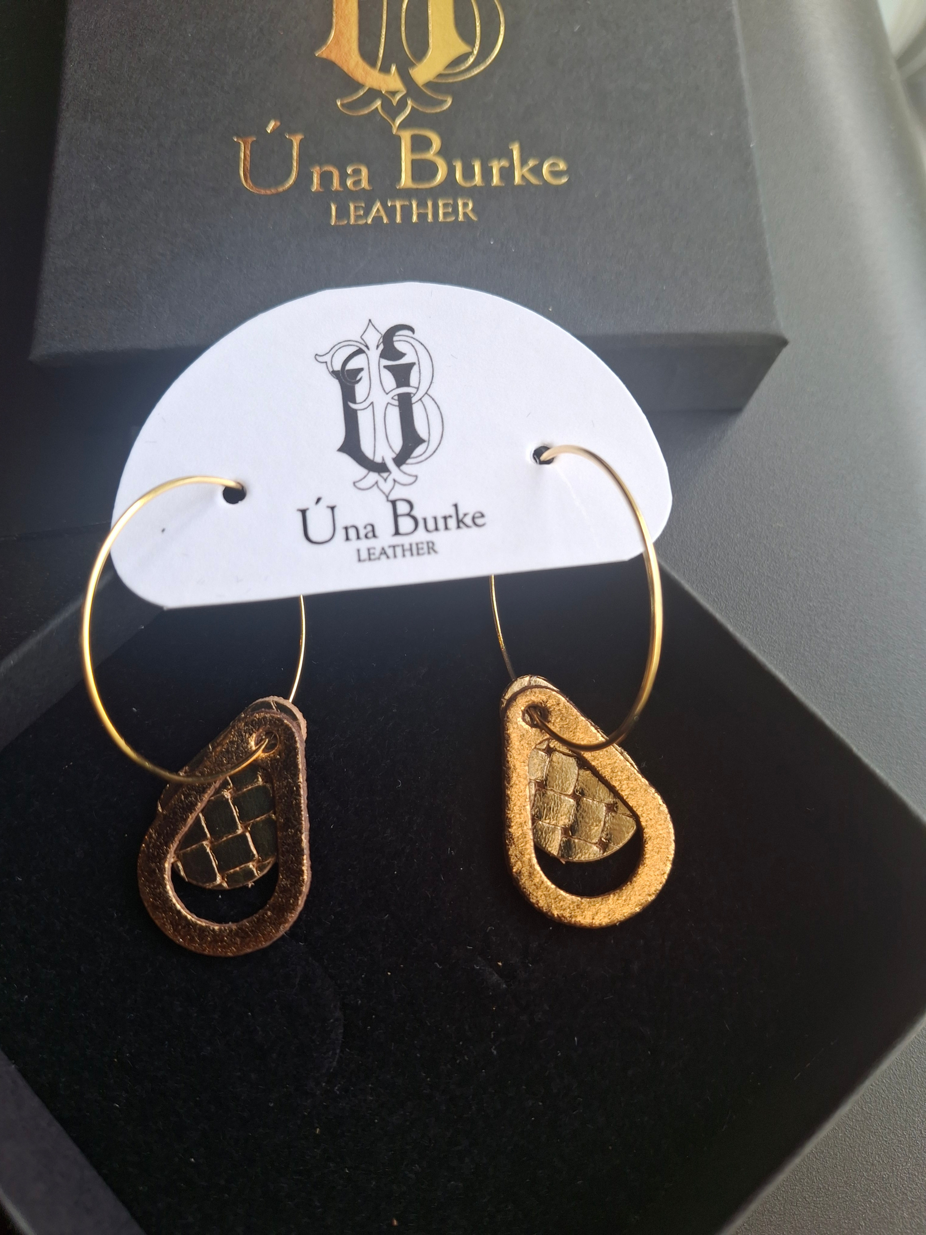 Open Tear Drop Earrings
