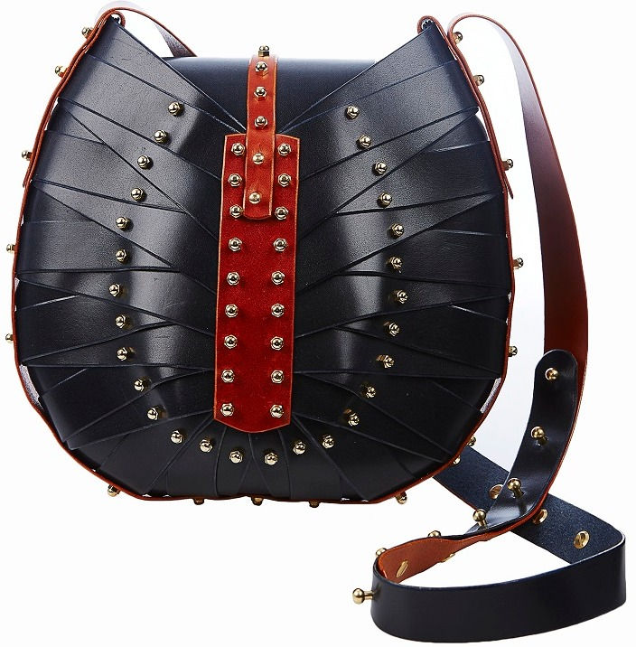 Thumbnail: Navy & Rust Shield Bag