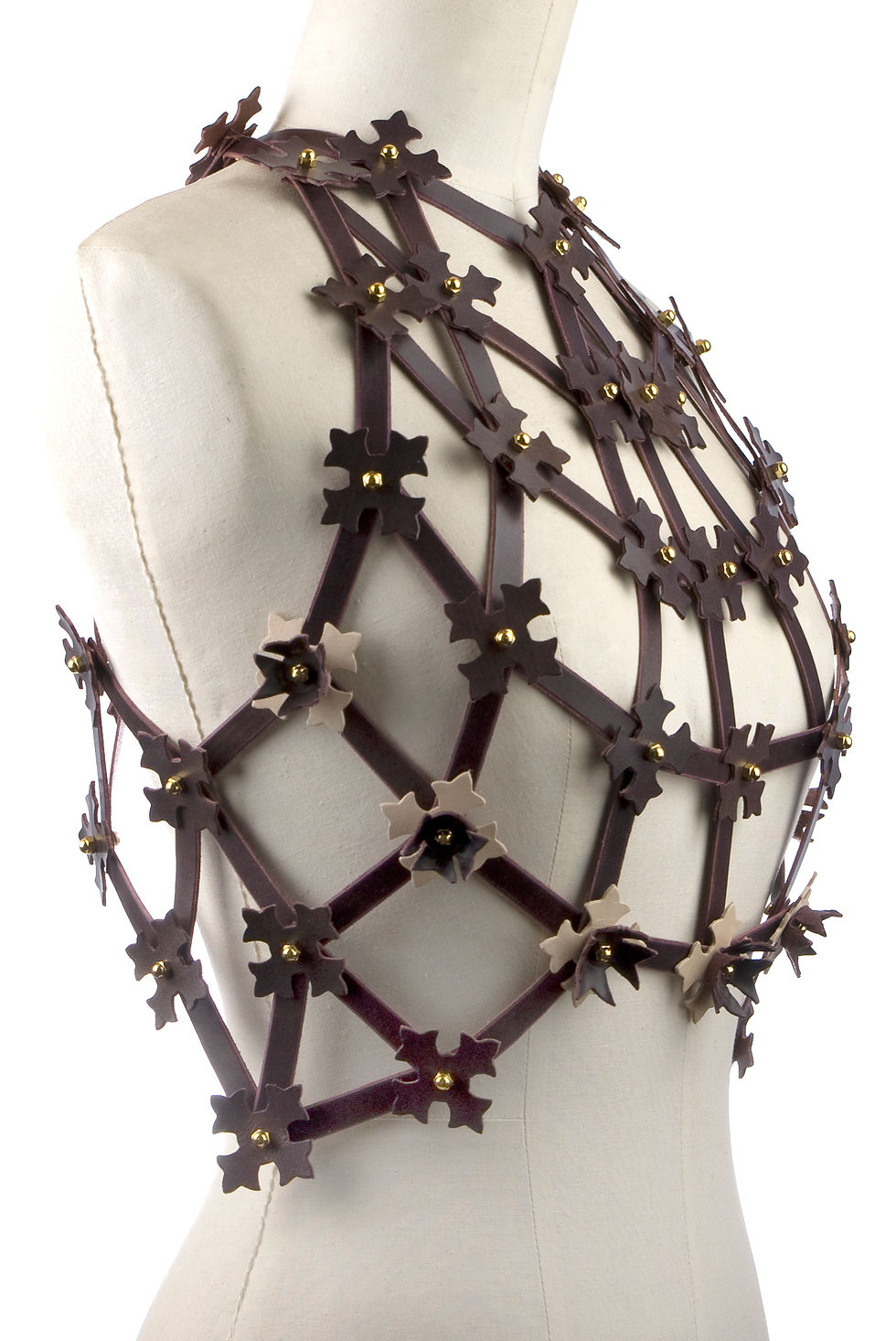 Thumbnail: Military Medal Bodice - Plum, Worn by Louize Carroll of the Blizzards