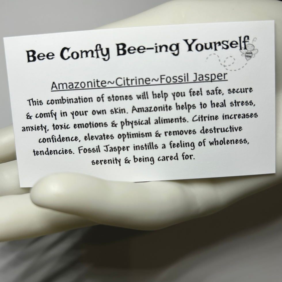 Thumbnail: “Bee Comfy Bee-ing Yourself” Stretch Bracelet
