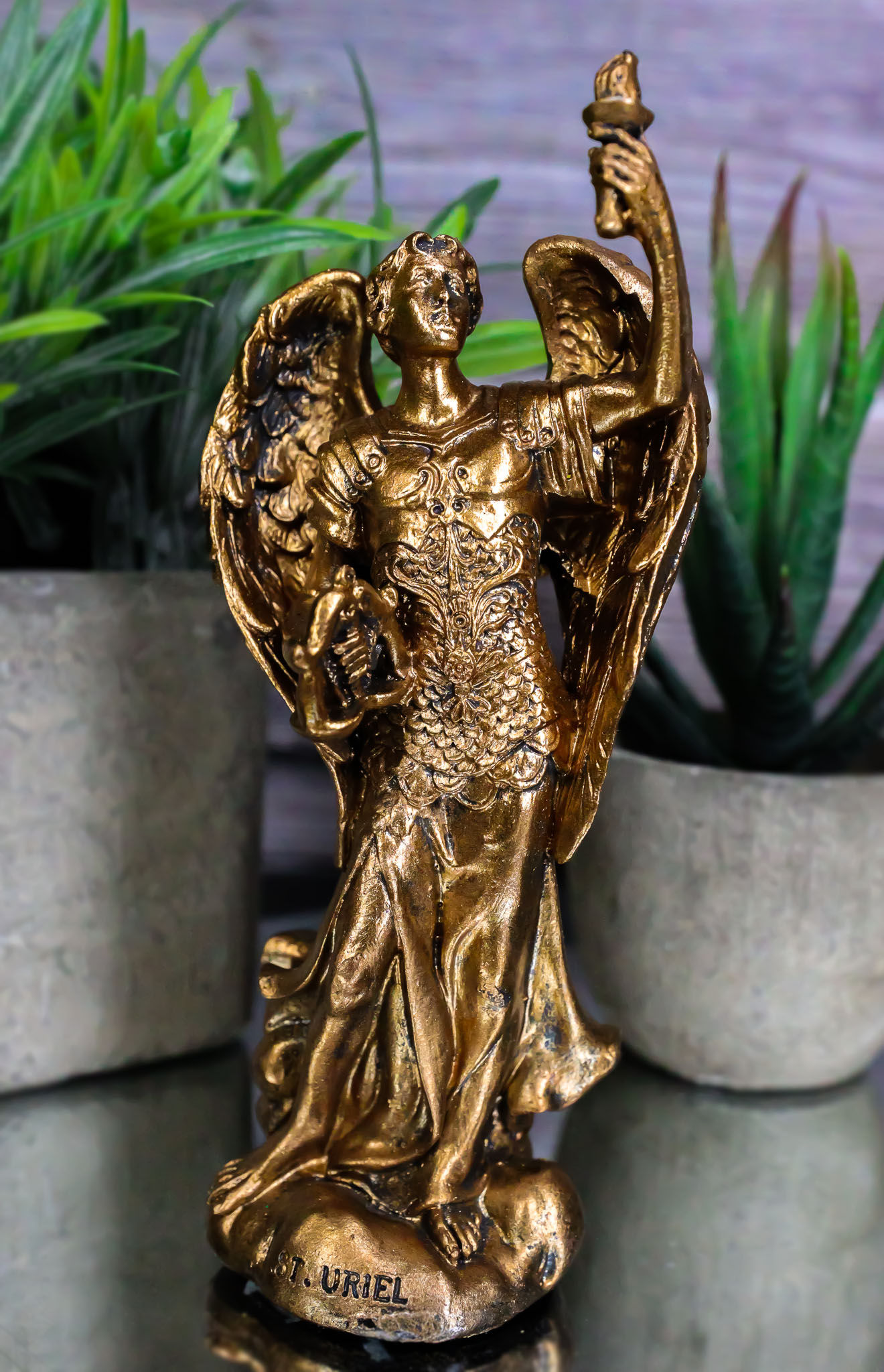 Archangel Uriel The Light of God Figurine 5"H