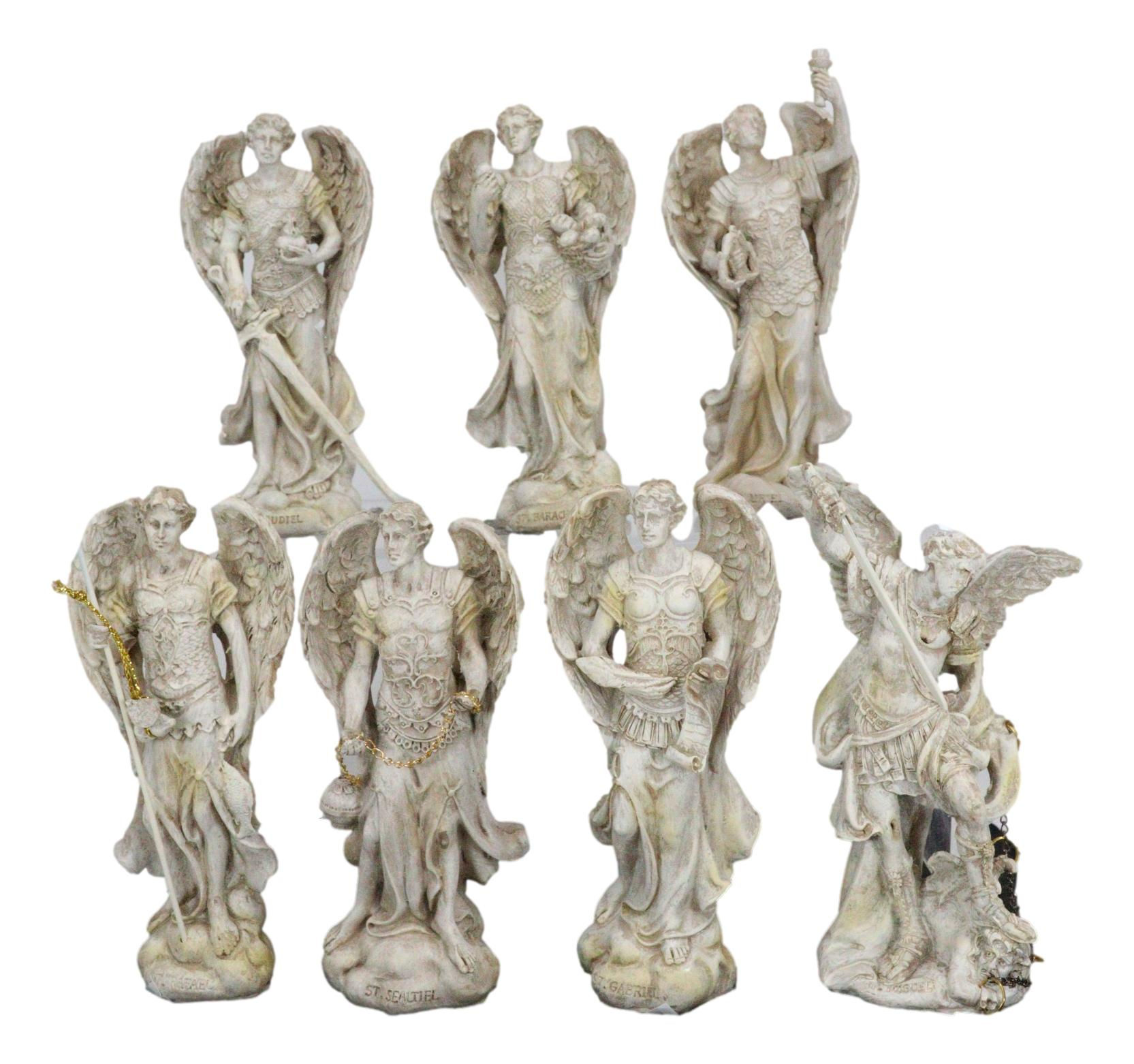 Seven Archangels Michael Barachiel Jegudiel Uriel Sealtiel Raphael Gabriel Set