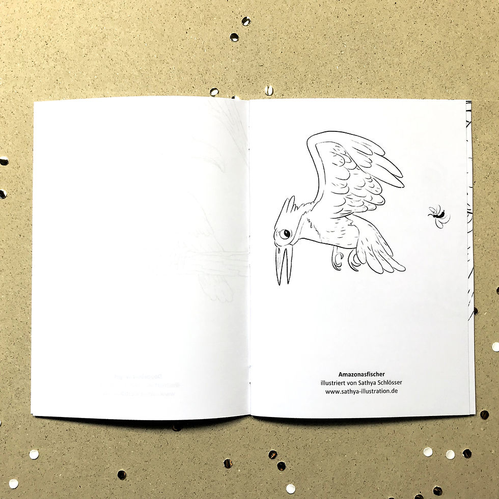 Miniaturbild: Sathyas Vogel-Malbuch