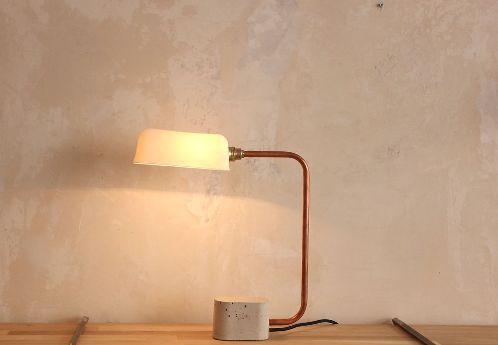 Lampe à poser S.3 - pied béton