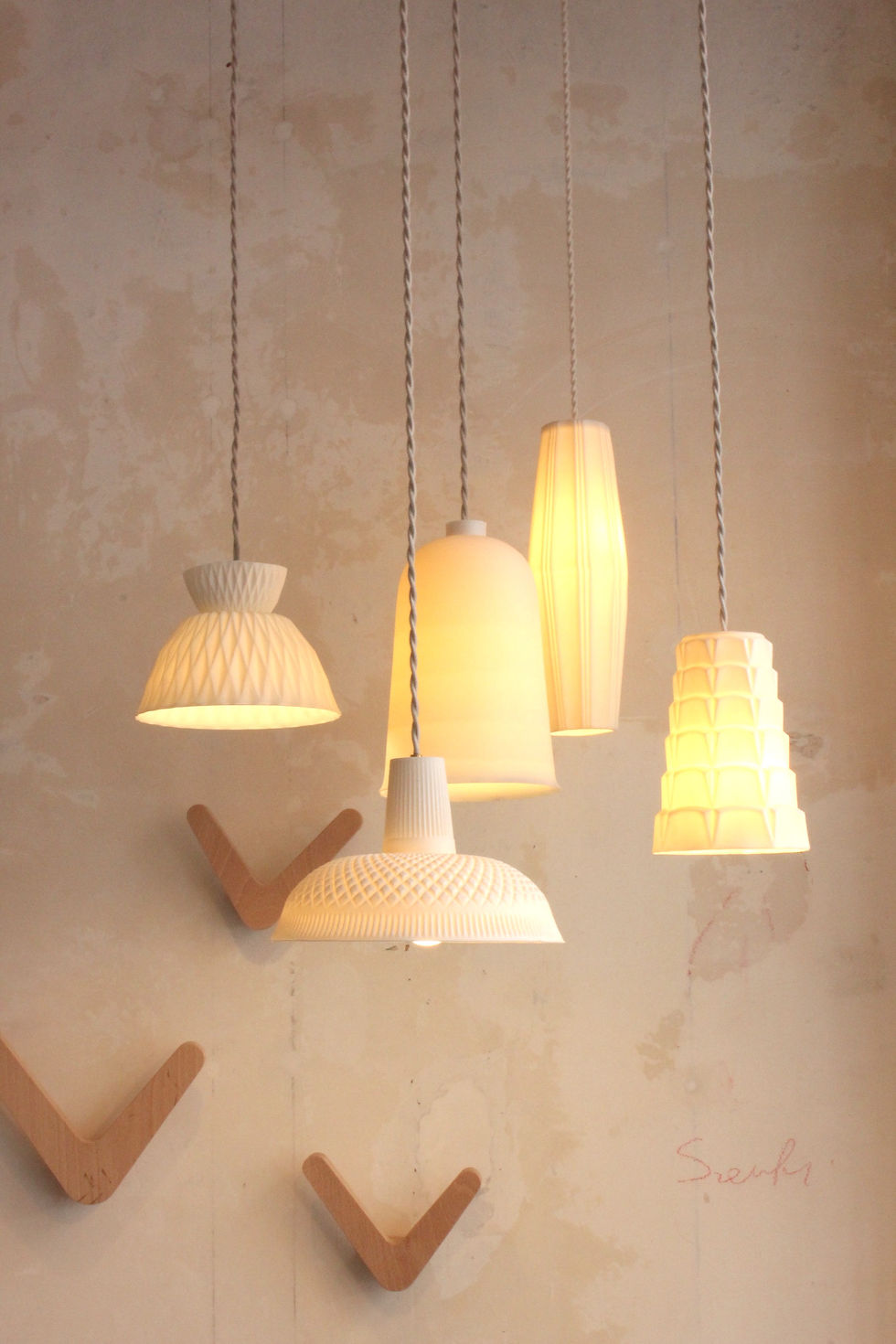 Suspensions porcelaines ou verre