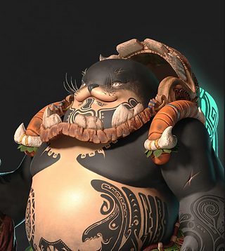 Tiki seal complete render