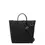 Thumbnail: R. Riveter Otto tote | black washed canvas + black leather
