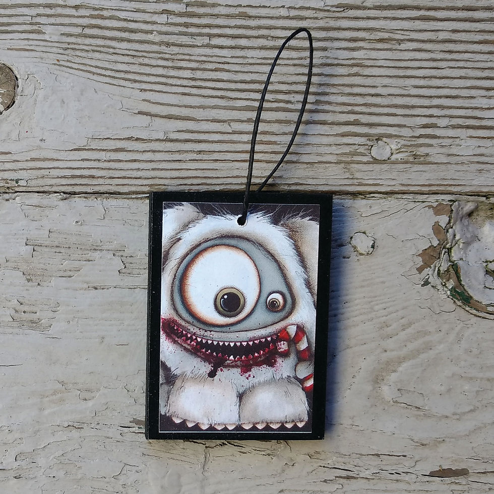 Small Abominable Snowman Ornament