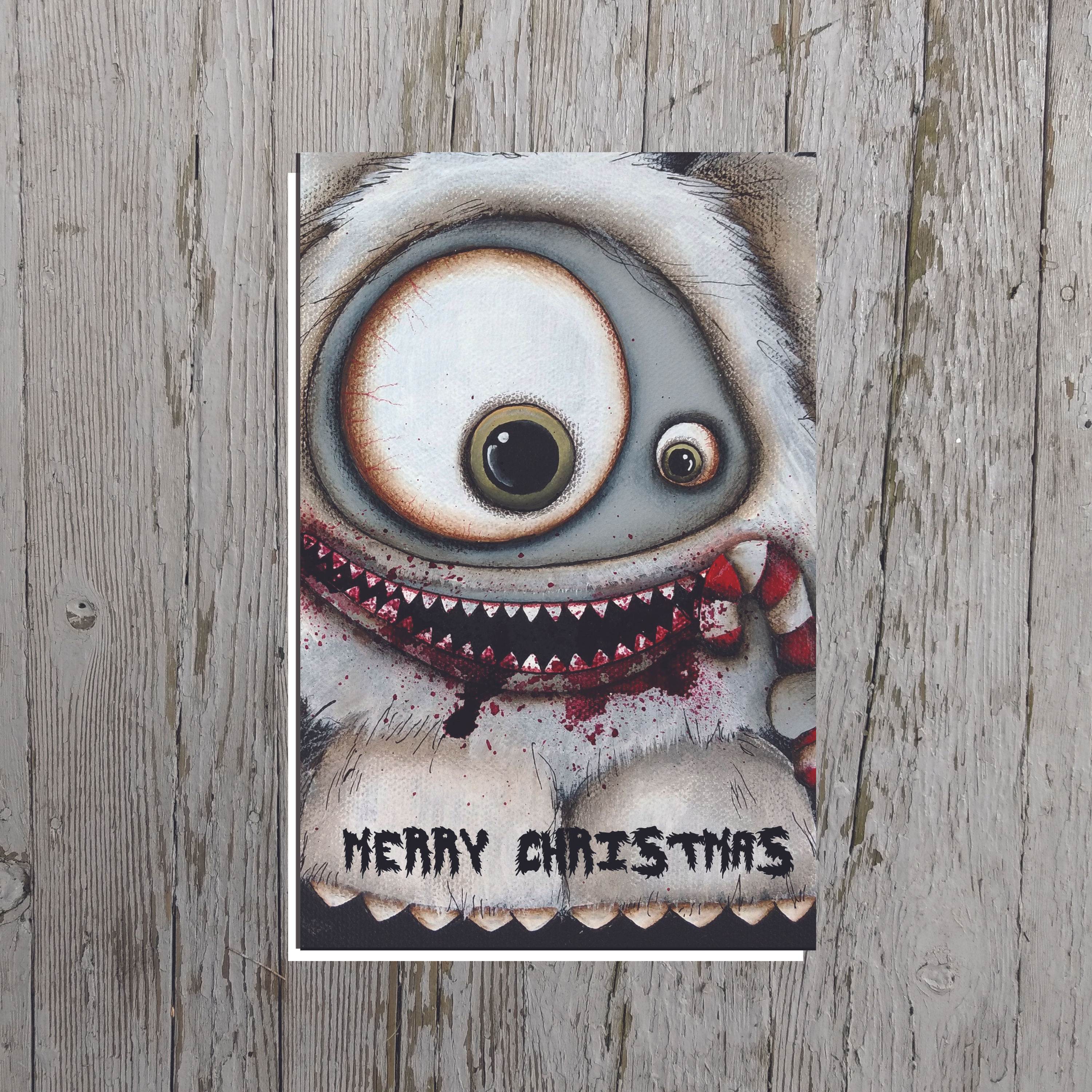 Abominable Snowman Card