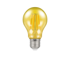 LED Filament GLS Harlequin Non-Dimmable 4.5W Yellow ES-E27