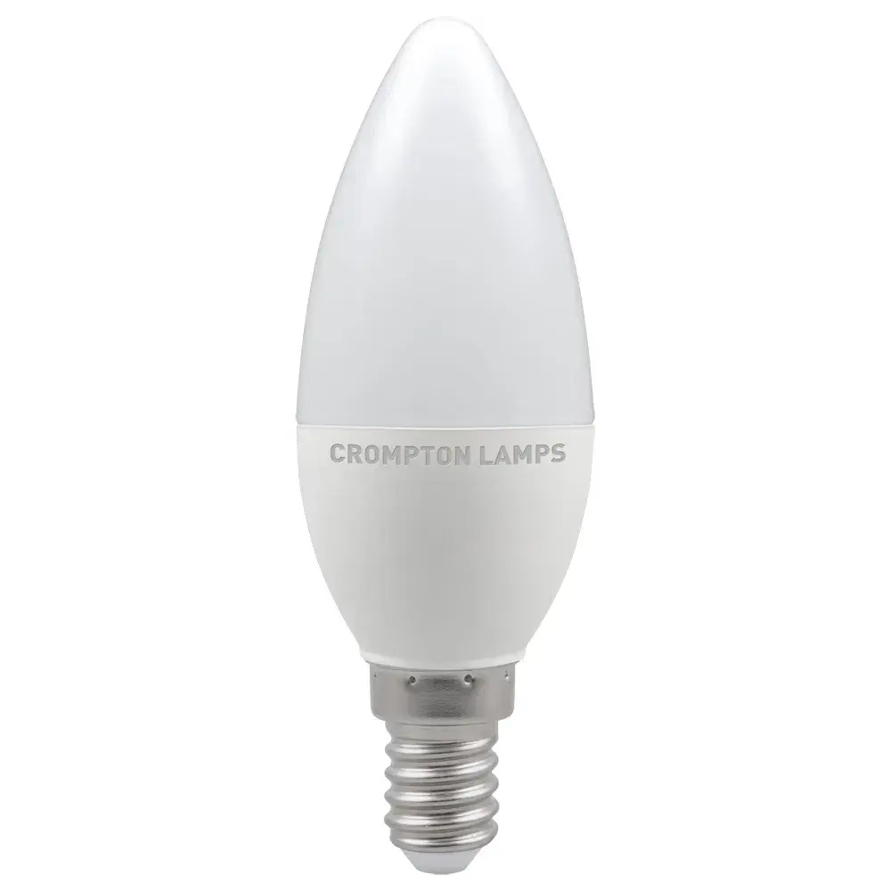 LED Candle Thermal Plastic • Dimmable • 5W • 6500K • SES-E14