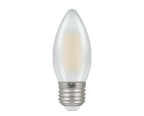 LED Filament Candle Pearl Non-Dimmable 6.5W 2700K ES-E27