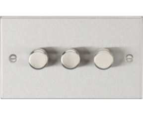 3G 2-way 10-200W (5-150W LED) Intelligent dimmer - Brushed Chrome CS2193BC