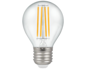 LED Filament Round Clear Dimmable 6.5W 4000K ES-E27