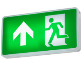 230V 4W LED Emergency Exit Sign - Self-test