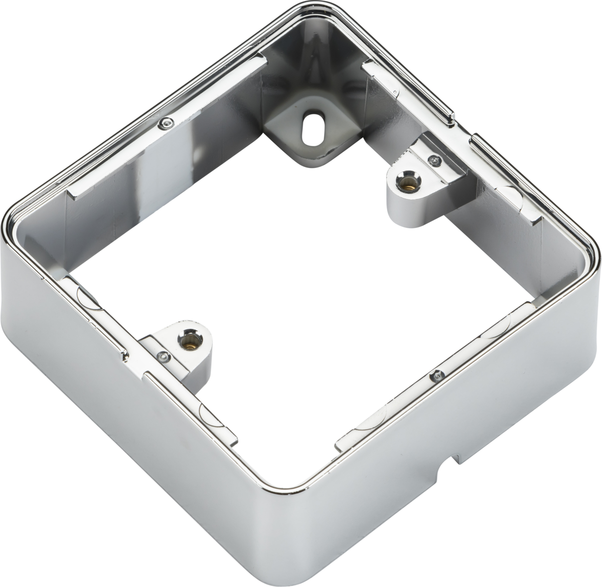 1G Surface Box - Polished Chrome effect 1GSBPC