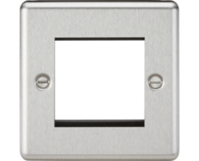 2G Modular Faceplate - Brushed Chrome CL2GBC