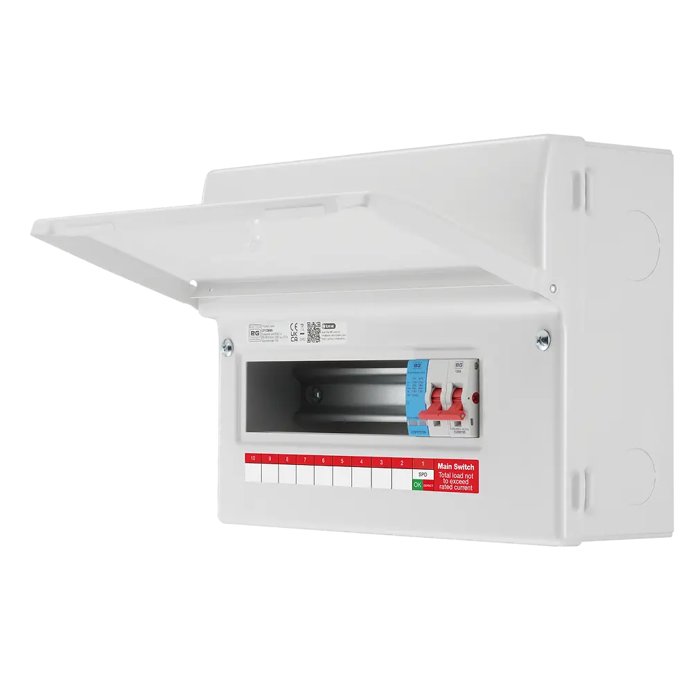 Thumbnail: Consumer Unit 12 Module 9 Way Unpopulated with 100A Main Switch