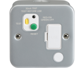 13A RCD Fused Spur Unit (Type A) - 30mA M6RCD