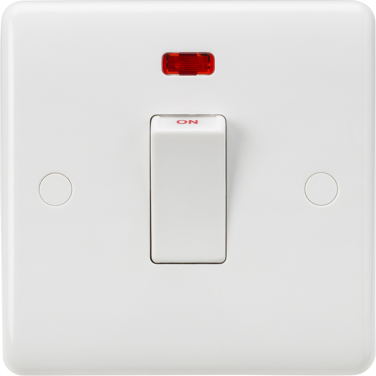 45A DP Switch with Neon (1G size) - White Rocker CU8331NW