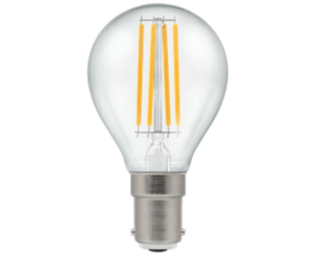 LED Filament Round Clear Non-Dimmable 4.2W 4000K SBC-B15