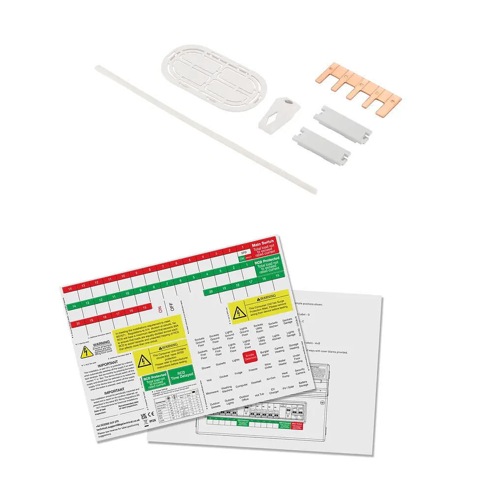 Thumbnail: Consumer Unit 6 Module 4 Way Unpopulated with 100A Main Switch