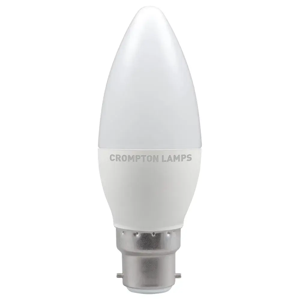 LED Candle Thermal Plastic • 4.8W • 4000K • BC-B22d