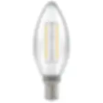 LED Candle Filament Clear • 2.2W • 2700K • SES-E14