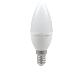 LED Thermal Plastic Candle Opal Non-Dimmable 6.5W 4000K SES-E14