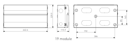 Thumbnail: Consumer Unit 19 Module 12 Way Populated with 100A Main Switch, 2 x100A 30mA RCD