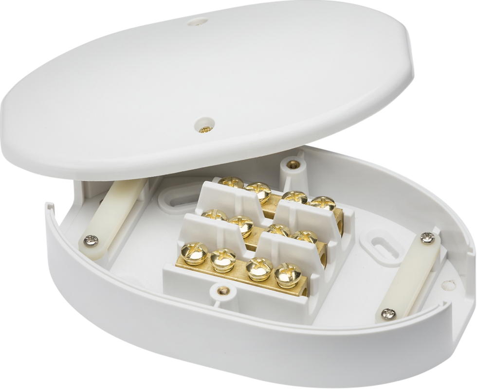 60A Junction Box 3-Terminal - White SN8470