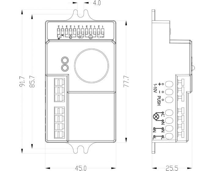 Thumbnail: Microwave Sensor 1-10v Dimmable