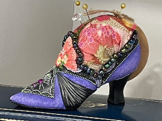 Miniature Vintage Shoe Pincushion
