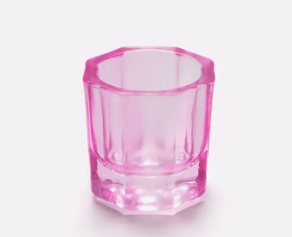 cup to mix pigmentations to paint eyebrows