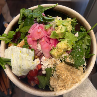 High Protein Mediterranean Chicken Bowl with Quinoa & Tzatziki