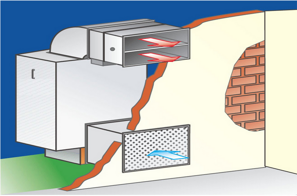 Thumbnail: Pellet warm air heater, Greenhouse heater, Hall heating EBH-50