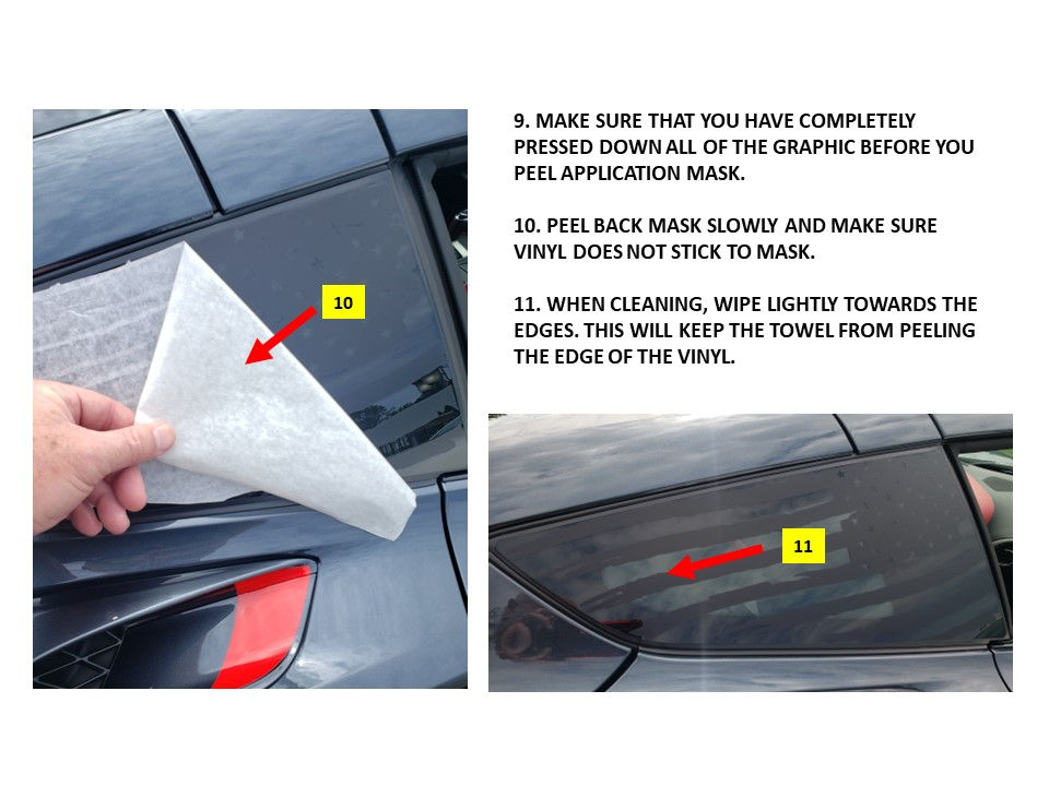 Thumbnail: C8 Rear Side Window Tattered Flag