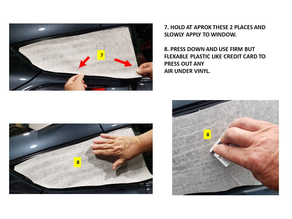 Thumbnail: C8 Rear Side Window Tattered Flag