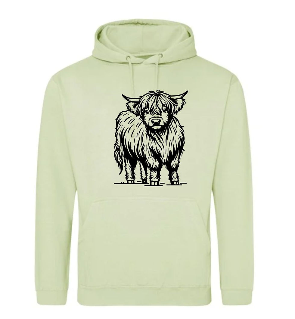 Thumbnail: Highland Cattle Hoodie