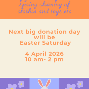 Big Donation Day - Saturday 4 April