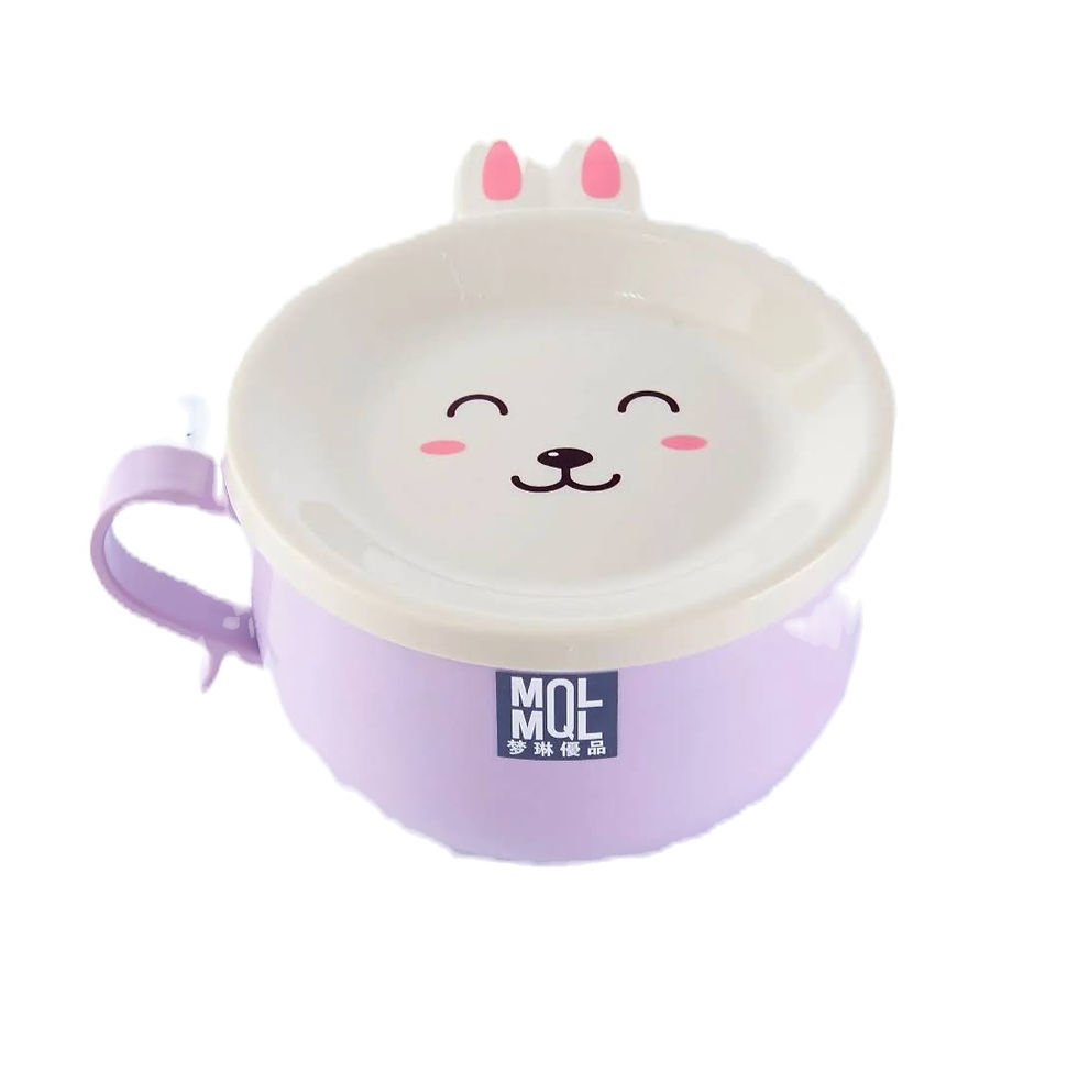 Marmita divertida - Coelho Lilás