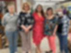 Meredith Ferry (PACS Warehouse Coordinator), Debbie McGinn (PACS Program and Development Coordinator), Pamela Villagra (Foxwynd Executive Director), Mary Fuller (PACS President) & Julie Mokrzycki (PACS Grant Writer & Market Manager)