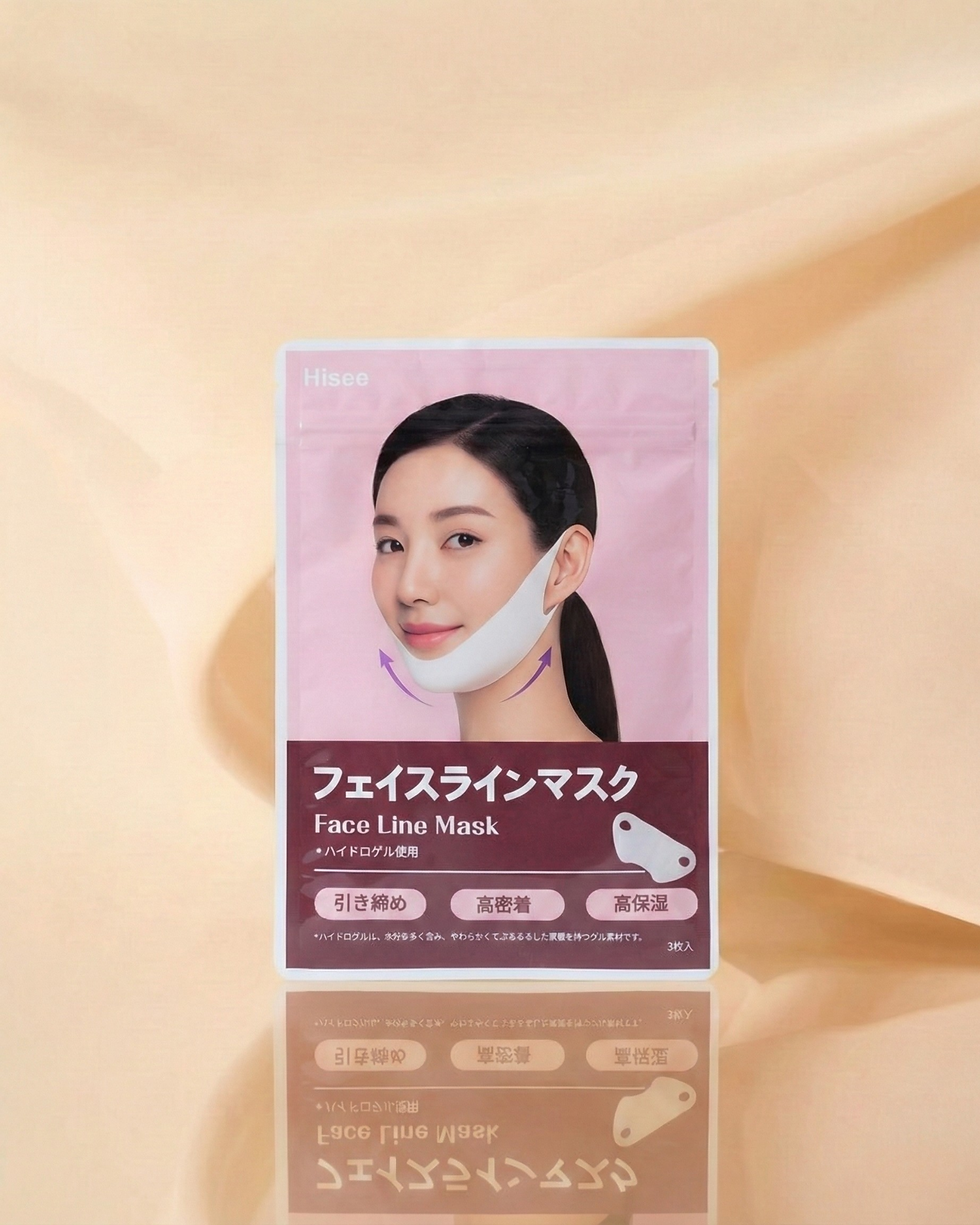 たるみ改善　　フェイスラインマスク　シワ改善　  二重あご解消 　顔たるみ引き上げ　顔瘦せ 　むくみ取りパック　リフトアップパック